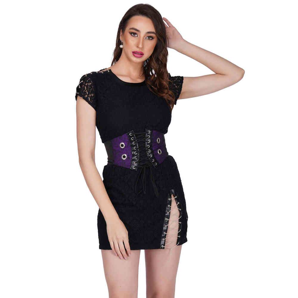 Attitude Corsets - Lisanna Ceinture Corset - Violet Product image